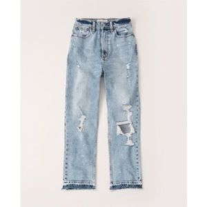 Curve Love Ultra High Rise Ankle Straight Jeans